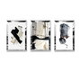 Wallity Conjunto de 3 Cuadros Decorativos Huhu408 Multicolor 50 x 70 cm